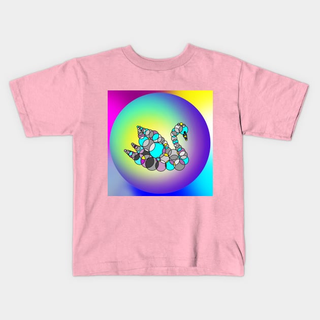 SWAN CISNE Kids T-Shirt by SikiuFactory